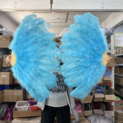 90CM Ostrich Feather Fans