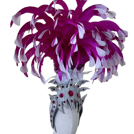 The Stardust Luminary Crown – Pink & Lavender Samba Carnival Headdress