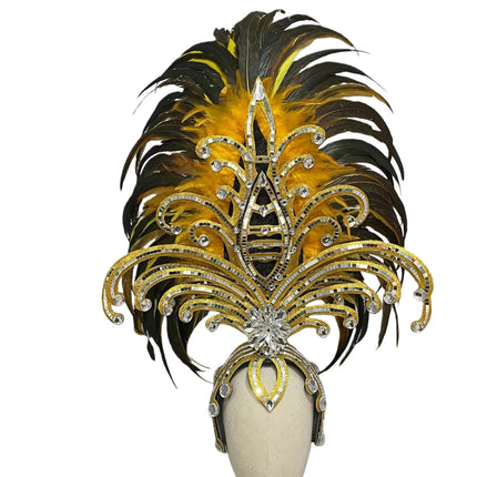 The Stardust Luminary Crown – Lavender & Multi-Tone Samba Carnival Headdress