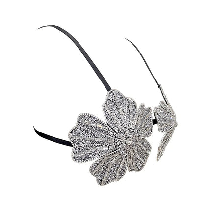 Handmade Crystal Flower Embroidery Rhinestone Costume Bra