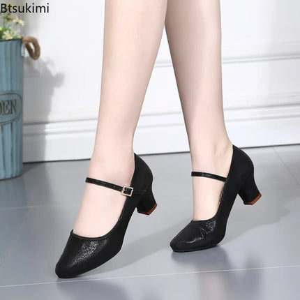 The Stardust Darling Mary Jane – Classic Block Heel Practice Shoe
