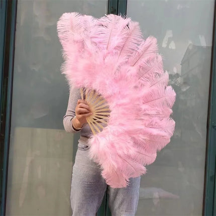 100CM Ostrich Feather Fans