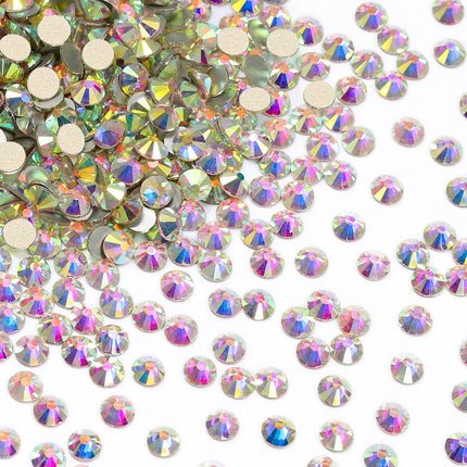 SS3-SS30 Gold Bottom Flat Back Glass High Quality Crystal Rhinestones