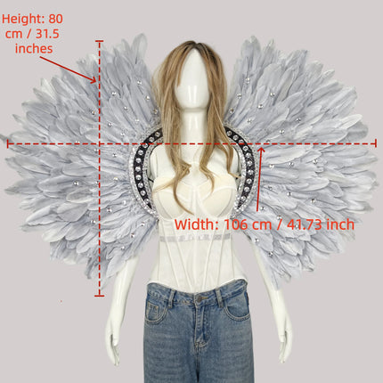 Unisex Feather Carnival Shawl & Scarf Performance Accessory