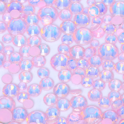 SS6-SS20 Mix Size Mocha Opal High Quality Flat-Back Glass Rhinestones