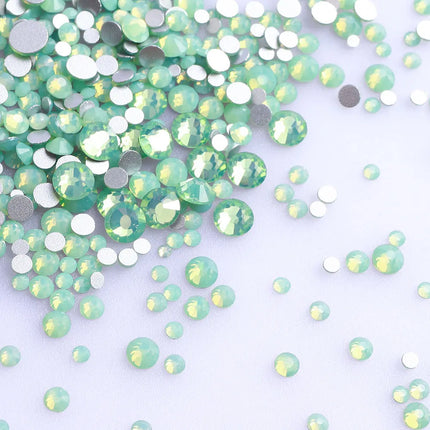 1440PCS SS3-SS20 Mix Size Non-Hotfix Glass FlatBack Rhinestones