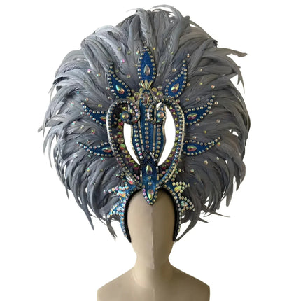 The Stardust Copacabana Feather Crown – Samba Parade Headdress
