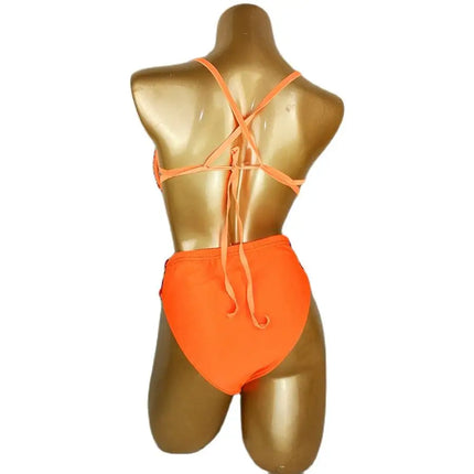 Sparkly Samba Carnival AB Crystal Wire Bra & High-Waisted Panties Costume Set