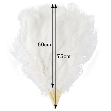 130CM Ostrich Feather Fans
