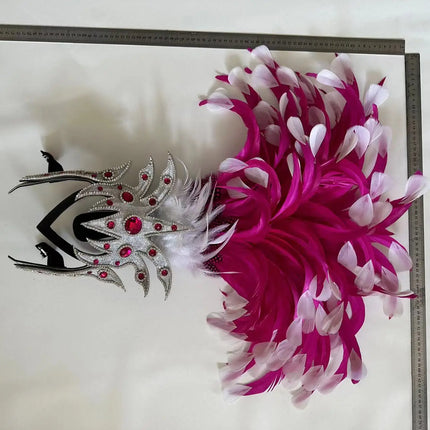 The Stardust Luminary Crown – Pink & Lavender Samba Carnival Headdress