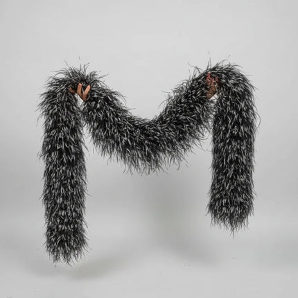 2M Tie-Dye Ostrich Feather Boa Shawl