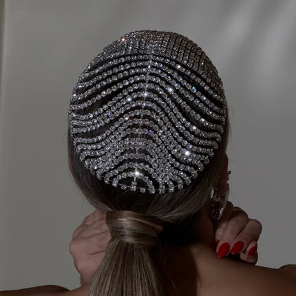 Rhinestone Crystal Head Chain