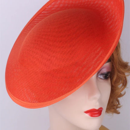 30cm Round Sinamay Fascinator Base DIY Millinery Headpiece Hat Making Blank