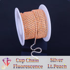 Silver Lt.Peach / SS6(2mm)-1yard