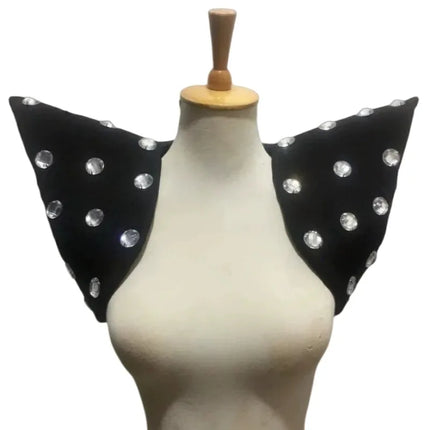 Avant-Garde Showgirl Shoulder Armor Vest – Carnival Stage & Performance Collar Piece