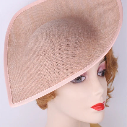 30cm Teardrop Sinamay Fascinator Base DIY Millinery Headpiece Cocktail Hat Mold
