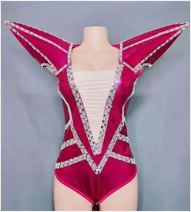 Rock Punk Epaulet Collar Jumpsuit & Concert Performance Costume