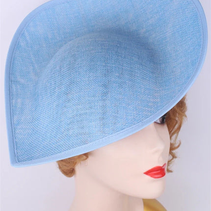 30cm Teardrop Sinamay Fascinator Base DIY Millinery Headpiece Cocktail Hat Mold