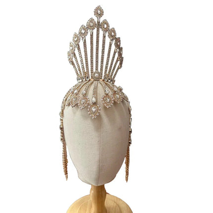 Rhinestone Showgirl Headpiece