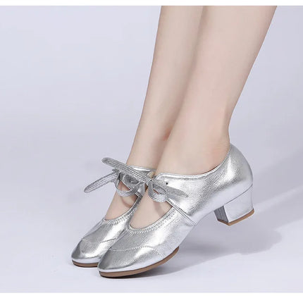 The Stardust Encore Practice Oxford – Leather Latin & Jazz Dance Shoe