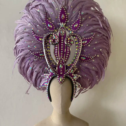 The Stardust Copacabana Feather Crown – Samba Parade Headdress