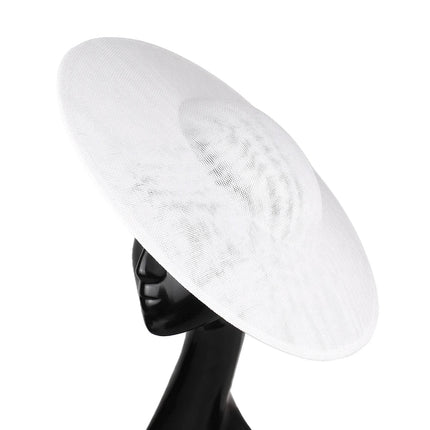 40cm Large Round Sinamay Fascinator Base DIY Millinery Derby Hat Headpiece Mold