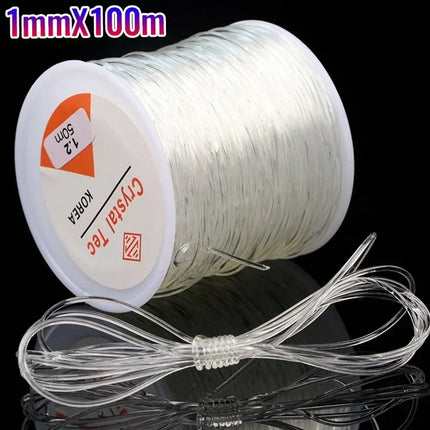 Strong Clear Elastic Stretch Jewelry Cord for Beading & Crafting