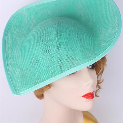 30cm Teardrop Sinamay Fascinator Base DIY Millinery Headpiece Cocktail Hat Mold