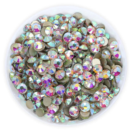 SS3-SS30 Gold Bottom Flat Back Glass High Quality Crystal Rhinestones