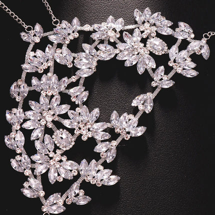 Rhinestone Half Mask Masquerade Jewelry