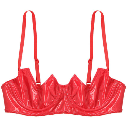 V-Notch Underwired Open Chest Bra Top