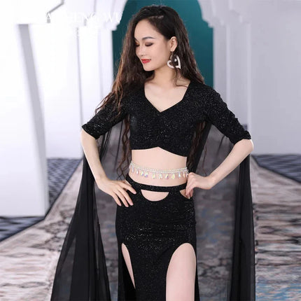Sparkly Colored Diamond Belly Dance Waist Chain Rhinestone Seal Belt