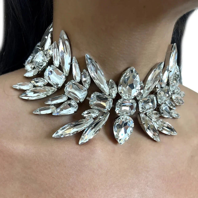 Crystal Rhinestone Choker Necklace