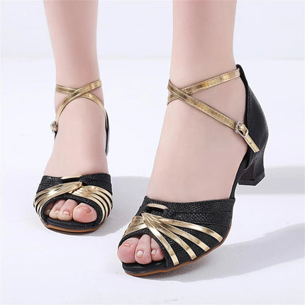 The Stardust Riviera Retro Heel – Vintage Cabaret Dance Pump