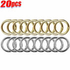 silver gold-20pcs / 33mm