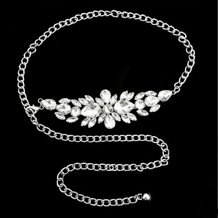 Rhinestone Chain Belt