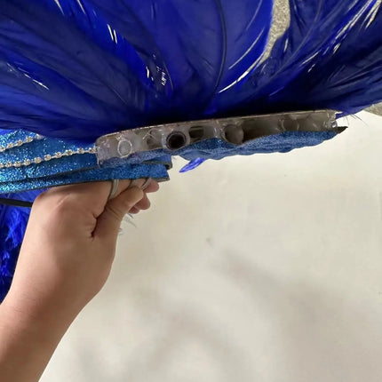 The Stardust Samba Enchantment – Exquisite Feathered Dance & Stage Headdress