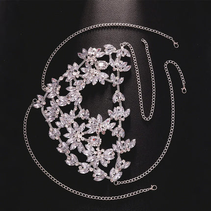 Rhinestone Half Mask Masquerade Jewelry