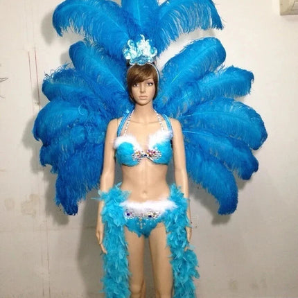 The Stardust Victoria Sovereign – Deluxe Angel Feather Wing & Headdress Stage Costume Set