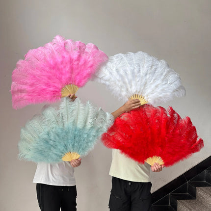 100CM Ostrich Feather Fans