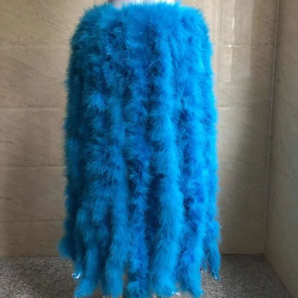 Long Feather Bustle Skirt Costume Accessory