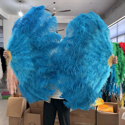 100CM Ostrich Feather Fans