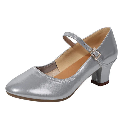 The Stardust Darling Mary Jane – Classic Block Heel Practice Shoe