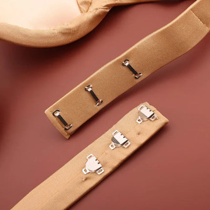 Handmade Steel Ring Gathered Nude Performance Bra Cup