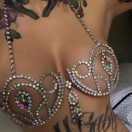 Crystal Bikini Top Body Chain