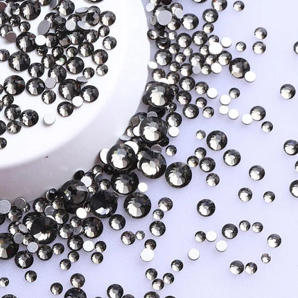 1440PCS SS3-SS20 Mix Size Non-Hotfix Glass FlatBack Rhinestones