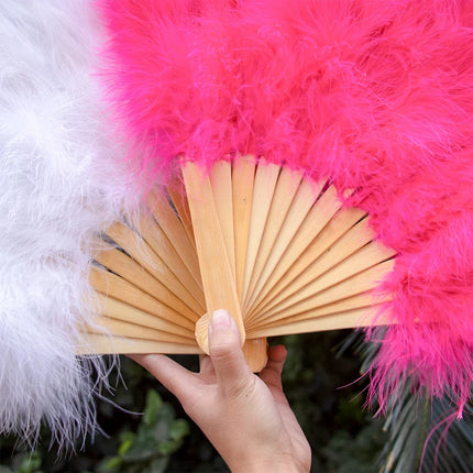 90CM Ostrich Feather Fans