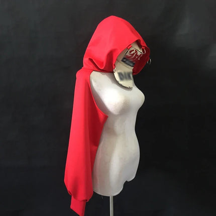 The Stardust Kinetic Cyber Hoodie – Cropped Gogo & Streetwear Dance Top
