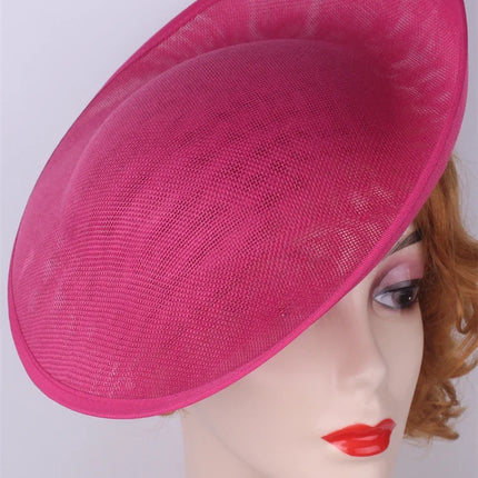 30cm Round Sinamay Fascinator Base DIY Millinery Headpiece Hat Making Blank