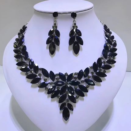 Statement Necklace Earrings Set
